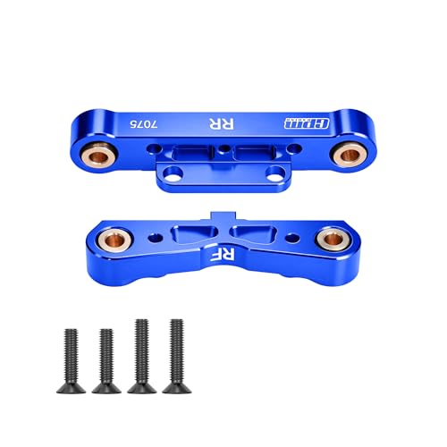 GPM Rear Lower Suspension Mount, 7075-T6 Aluminum Arm Mount Upgrade for Arrma 1/8 & 1/7 RC Trucks, Fits Kraton/Outcast/Talion/Infraction/Mojave/Fireteam/Felony/Limitless 6S 8S (Blue) - color: Blue