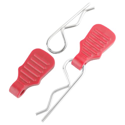 50 Pieces 1.4mm Universal RC Body Clips with Pull Tabs Car Clips RTR Clip Pins H165 Assembly Spare Parts for 1:8 1:10 1:12 Scale Redcat HPI Himoto HSP Exceed RC Car Parts Truck Buggy(Red) - color: 1.4mm