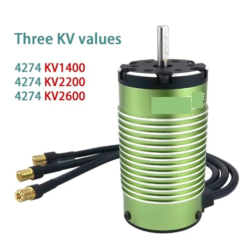 4274 4074 V2 Brushless Motor Sensored 1400/1950/2450KV for 1/8 Rc Car Electric Monster Off Road on Road(4274 KV2600)
