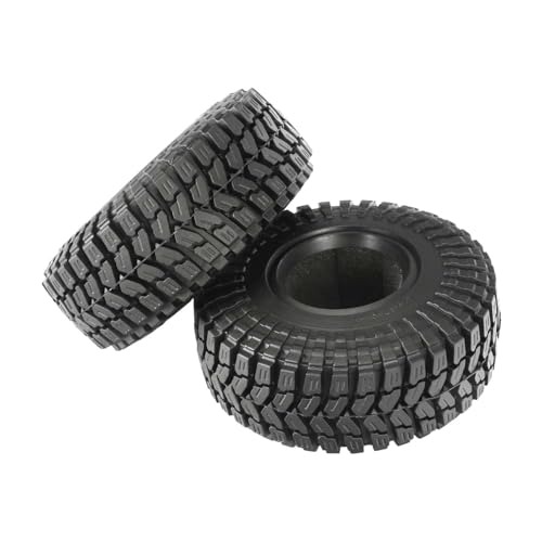 1.55 inch Tires Rubber Tyres for 1:10 RC Crawler Car D90 TF2 Tamiya CC01 LC70 MST JIMNY 90069 (90mm, B) - color: 90mm, B