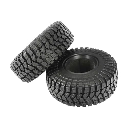 1.55 inch Tires Rubber Tyres for 1:10 RC Crawler Car D90 TF2 Tamiya CC01 LC70 MST JIMNY 90069 (90mm, B) - color: 90mm, B