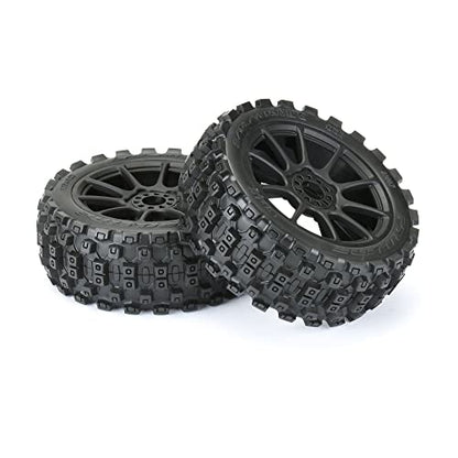 Pro-Line Racing Badlands MX M2 1/8 MTD Mach 10 Black Wheels F/R PRO906721 RC Tire
