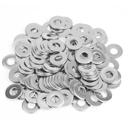 110 Pieces M8x20x1.5mm Fender Washers, 304 Stainless Steel Flat Washers, Fender Washers, Metal Washers for Screws Bolts - size: M8X20X1.5mm