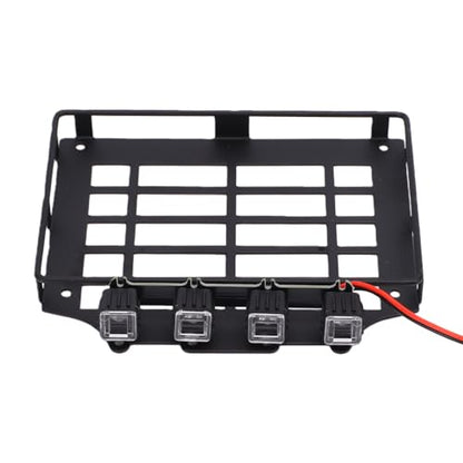 SUNGOOYUE Rc Car Roof Rack Scale Rc Roof Rack, Cross Bars Metal for Mjx H12Y 112 Offroad Crawler