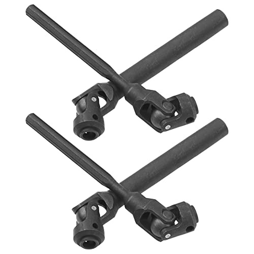 2Pcs ShareGoo Universal Drive Shaft CVD Driveshaft Upgrade Parts Compatible with Axial SCX10 SCX10-II Redcat Gen7 Gen8 RC4WD D90 1/10 RC Crawler Car (107-154mm)