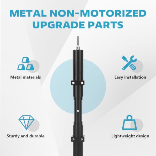 1/10 RC Wheel Axles Set, Metal Non Powered Rear Wheel Axle RC Car Upgrade Parts Replacement, Rc Vehicle Axles Compatible with Tamiya 1/10 RC Tractor Truck, Flatbed Trailers (2)
