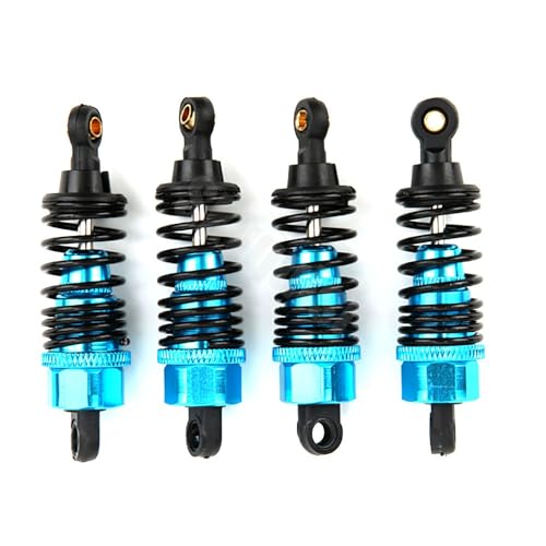 New 4pcs 68mm/98mm /108mm Aluminum Shocks Absorbers Damper for HSP HPI 1/10 Scale RC Car On-Road Monster Truck Off Road Buggy(Silver 108mm) - color: Silver 108mm