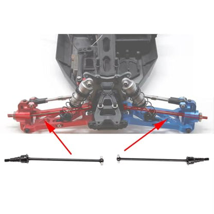 RC Car Drive Shafts For Losi Lasernut U4 For Rock For Racer For Buggy 1/10 RC Car Upgrade Parts Accessories 1 Set Metal Front Rear Drive Shaft Dogbone