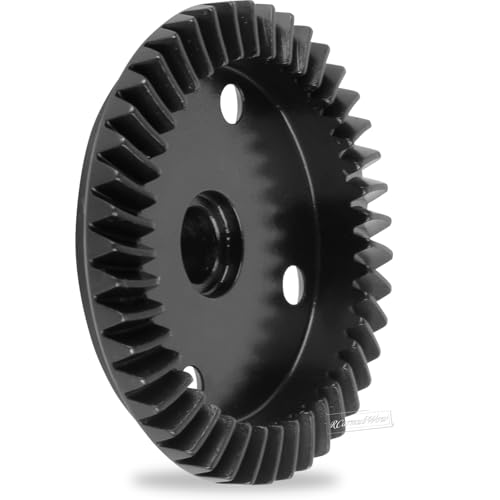 RC Steel Diff Gear 43T 10T Gearbox Differential Gears Upgrades Part for 1/8 Kraton/Outcast/Notorious/Talion 6S BLX EXB,1/7 Mojave 6S BLX EXB,43T Main Gear,Replace ARA310979,ARA310980