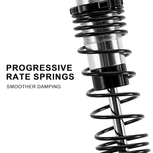 INJORA 88mm Oil Shocks with Progressive Springs for 1/16 Mini Maxx Mini XRT