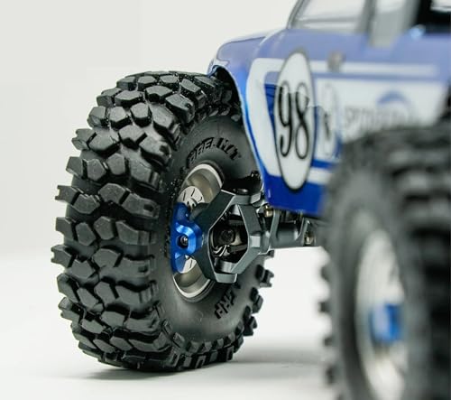 LGRP Little Guy Racing Parts RC Car Truck SCX24 1/24 Spider 9™ Signature Series Front AXLE Compatible with Comp Frame Kit, Elimator Frame Kit, Ripper Chassis Kit LGS9F001