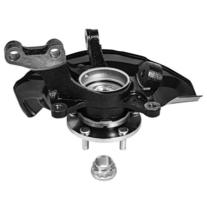 Detroit Axle - FWD Front Steering Knuckles Rear Wheel Hub Bearings | Replacement for 2004 2005 2006 2007 Toyota Highlander 3.3L - size: 4UW47817/Kit