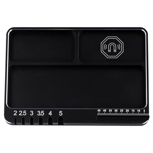 RC Car Truck Aluminum Alloy Magnetic Screw Tray Storage Container Ring Electronic Parts Screw Organizer Tray