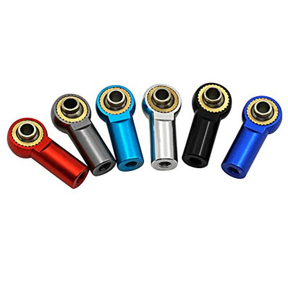 20pcs/Set Aluminum M3 Metal Ball Head Holder for Axial SCX10 Link Rod End Ball Joint for 1/10 RC Car Truck Buggy Crawler (Color : Royal Blue 20pcs)