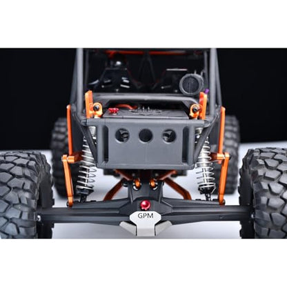 Aluminum 7075-T6 Alloy Rear Sway Bar Set for Vanquish 1:10 H10 Optic Kit/Yokohama RTR/Sparco RTR Rock Crawler Upgrades - Silver