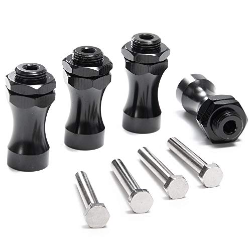4Pcs 12mm to 17mm Wheel Hex Hub Adapter Conversion Extension for 1/10 1/8 RC Car