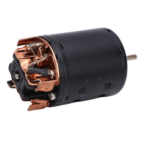 540 35T Brushed Motor High Performance High Torsion Motor with Cooling Fan and Splash Proof Design for RC Climbing Car Drone Sweeping Robot Alloy Steel Material with Connecting