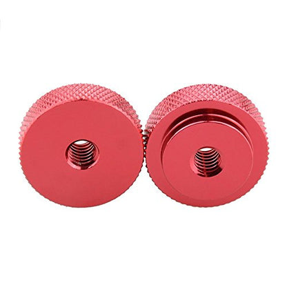 CAMVATE 1/4"-20 Female Thumb Wheel Lock Nut Adapter(2 Pieces) - 1490