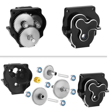 HobbyPark Metal Stainless Steel 40.3:1 Ratio Transmission Gear Pinion Set Low Gears Motor Pinion for TRX4M TRX4MT Upgrades 1/18 RC Crawler Car