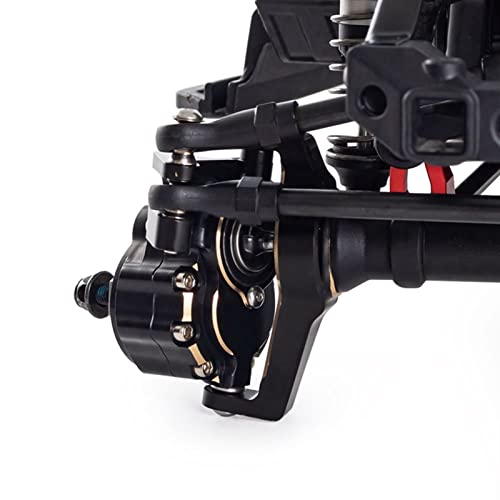 6Pcs Brass Portal Drive Axle Housing Steering Knuckle Caster Block Set for RC Crawler for for Traxxas TRX4 TRX6 Upgrade Parts Modification Accessories