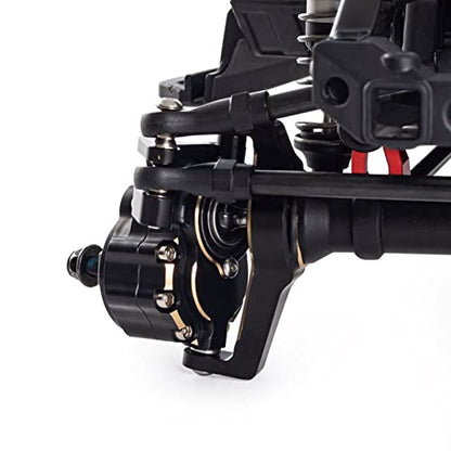 6Pcs Brass Portal Drive Axle Housing Steering Knuckle Caster Block Set for RC Crawler for for Traxxas TRX4 TRX6 Upgrade Parts Modification Accessories