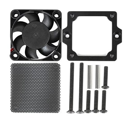 Metal ESC Cooling Fan Kit for TRAXXAS Trx4 Trx6 for Land Rover Defender for Ford 1/10 RC Car Accessory