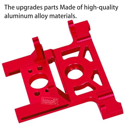 Aluminum Bearing Motor Mount Upgrades Part for 1/10 Slash 4x4 4WD Lcg.Red - color: Red(for 1/10)