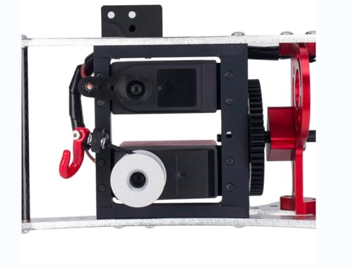 1/10 RC Servo Mount Bracket,LCG Frame Bumper Mounts,Steering,Winch Dual Servo Mounts for 1/10 RC Rigs Crawler Capra SCX10 II Axle Comp TGH Rails LCG Chassis Kit Upgrade Part (Purple) - color: Purple