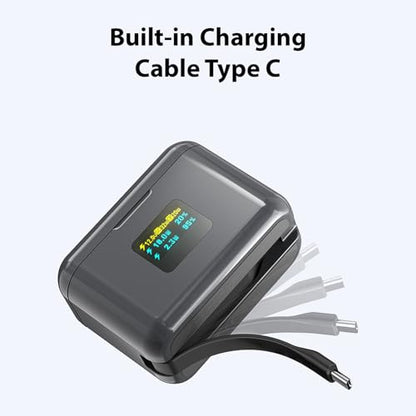 Yunseity Two Way Battery Charger for 360 X4 Air Fast Charge Station with LCD Screen 36W Dual Port Charging Compact Size for Outdoor Creators