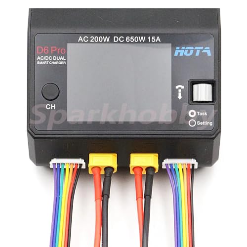 SPARKHOBBY XT60/XT30/JST/T-plug Balance Charger Extension Cable and 2-6S Extension Board for HOTA D6 D6PRO D6+ Smart Charger RC (2PCS JST 2PCS Board) - style: 2PCS JST 2PCS board