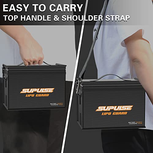 Lipo Battery Safe Bag with 2pcs Small Lipo Safe Bag