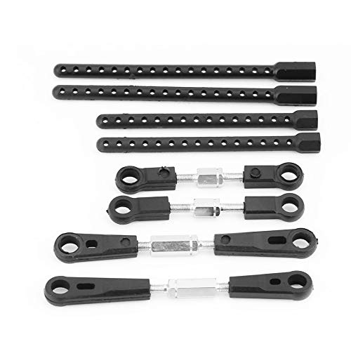 Tbest Steering Linkage Rod, Adjustable Precision Turnbuckle Rod 3.5mm 70mm Plastic for RC Car Enthusiasts Off-Road Racing Hobby Repairs