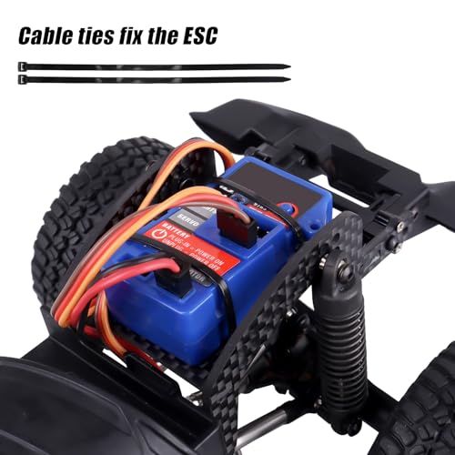 Carbon Fiber LCG for 1/18 Traxxas TRX4M Defender Bronco Chassis Frame Kit Upgrades Parts
