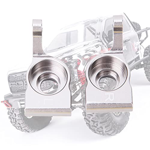 1:14 Metal Rear Axle Hub Carrier Precision CNC Machined for Remote Controlled RC Car, Blue (Color BE6040T) - color: Titanium Color Be6040t