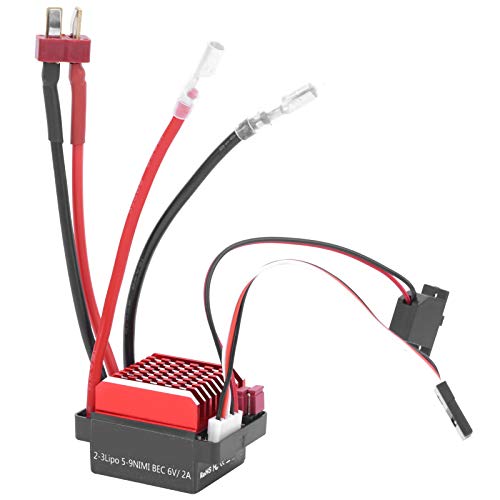 VBESTLIFE 360A Electronic Speed Controller RC Crawler Car Bidirectional Brushed ESC (T-Plug) - size: T-plug
