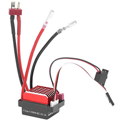 VBESTLIFE 360A Electronic Speed Controller RC Crawler Car Bidirectional Brushed ESC (T-Plug) - size: T-plug