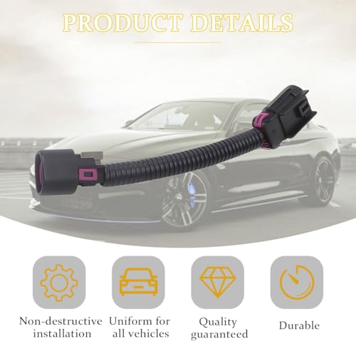Car Engine Start Stop Deactivating Wiring Harness, Vehicle Start & Stop Disable/Eliminator/Delete/Disabler Wire Harness, Auto Replace Accessory, Compatible with XT5 Equinox Malibu (Large) - color: Large