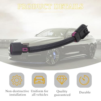 Car Engine Start Stop Deactivating Wiring Harness, Vehicle Start & Stop Disable/Eliminator/Delete/Disabler Wire Harness, Auto Replace Accessory, Compatible with XT5 Equinox Malibu (Large) - color: Large