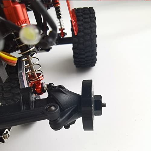 RC-Hub 4Pcs Black Wheel Weights Hex Adapter Brass Wheel Hub Extended for 1/24 Axial SCX24 AXI90081 AXI00001 AXI00002 AXI00005 AXI00006 RC Crawler Car - color: Adapter Weight