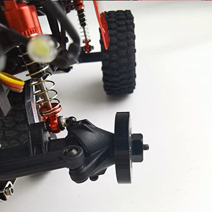 RC-Hub 4Pcs Black Wheel Weights Hex Adapter Brass Wheel Hub Extended for 1/24 Axial SCX24 AXI90081 AXI00001 AXI00002 AXI00005 AXI00006 RC Crawler Car - color: Adapter Weight
