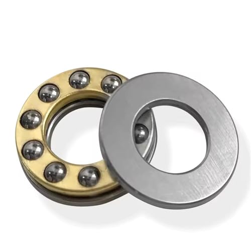 10pcs F8-19M Miniature Plane Axial Ball Bearing 3-in-1, 8mm x 19mm x 7mm Chrome Steel Single Direction