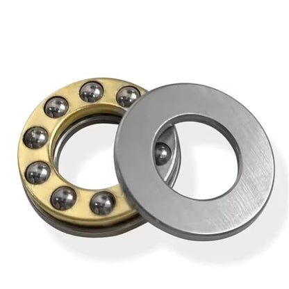 10pcs F8-19M Miniature Plane Axial Ball Bearing 3-in-1, 8mm x 19mm x 7mm Chrome Steel Single Direction