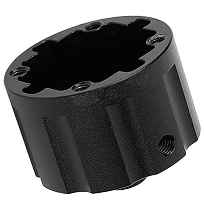 RC Car Differential Case Aluminum Alloy Differential Housing Replacement Kit for 8 Remote Control Vehicles Enhanced Durability Reduced Design Easy Installation (Black) - color: Black