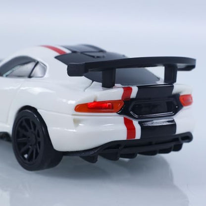 TOUCAN RC HOBBY US in Stock 1/43 High Speed Gyroscope RC Drift Vehicle 4WD Ready to Run Mini Car Radio Battery 2.4G Remote Control Racing Car 4311G for Adult - color: White