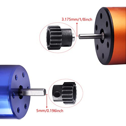 RC Metal Steel 54T 32P Spur Gear with 15T/17T/19T Pinions Gears Set Replace 3956 for Traxxas Slash 4x4 2WD Rustler Rally Stampede Summit E-REVO T-Maxx