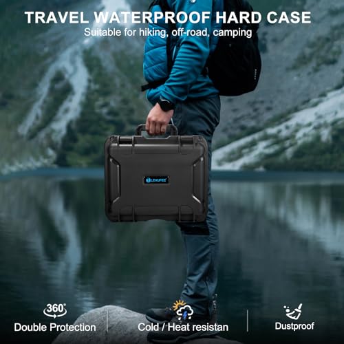 Lekufee Waterproof Hard Carrying Case for DJI Neo 1 Drone, DJI RC 2/N3/N2,Goggles 3/2/Integra(NOT for N3), RC Motion 3/2, FPV Controller 3, Accessories(Case Only)