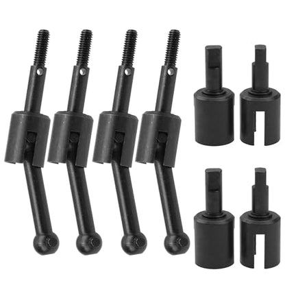 Steel RC Drive Shaft Dogbone Diff Joint Wheel Stub Axle Compatible with Tamiya TT01 TT02 RC Car