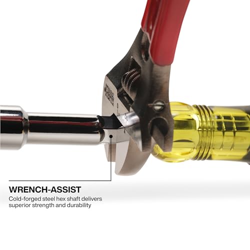 Klein Tools 65456M Metric Color-Coded Hollow-Shaft Nut Driver Set, 6-Piece, Heavy-Duty, Color-Coded Hex Sizes 6mm to 13mm, Cushion-Grip Handles, 6-Piece - size: 6-Piece Set