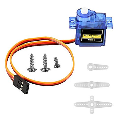 20Pcs SG90 Micro Servo Motor Mini Servo SG90 9g Analog Servo SG90 Steering Gear Compatible with RC Helicopter Airplane Car Boat Robot
