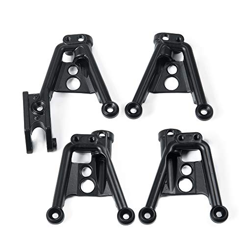 4PCS Aluminum Rear/Front Shock Tower Shock Hoops for Axial SCX10 II 90046 90047 1/10 Scale Crawlers Truck Car Upgrade